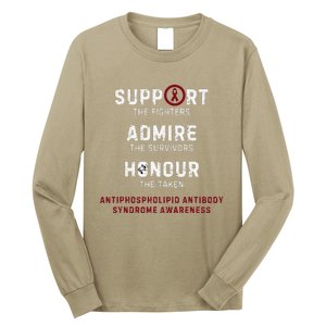 Support Fighters Antiphospholipid Antibody Syndrome Long Sleeve Shirt