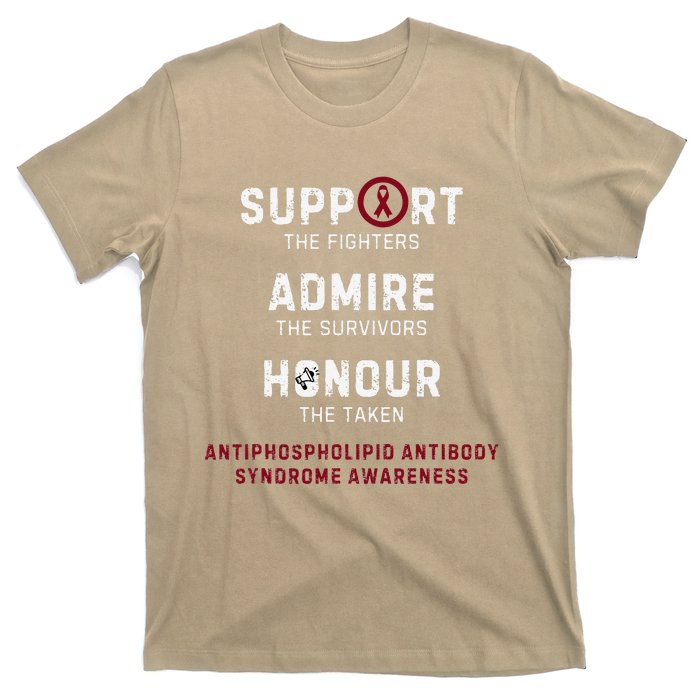 Support Fighters Antiphospholipid Antibody Syndrome T-Shirt