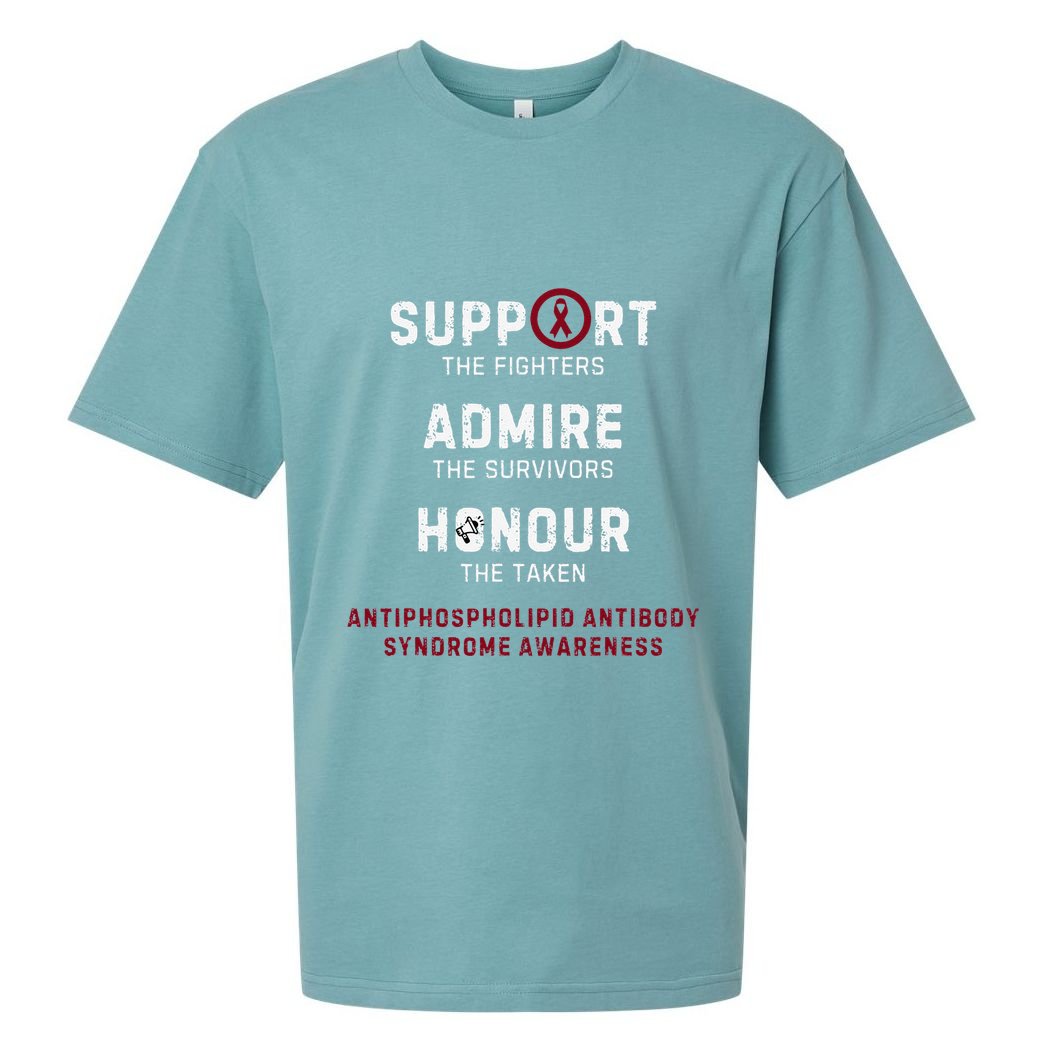 Support Fighters Antiphospholipid Antibody Syndrome Sueded Cloud Jersey T-Shirt
