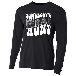 Somebodys Feral Aunt Cool Aunt Cooling Performance Long Sleeve Crew