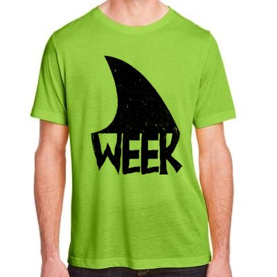 Shark Fin Art Simple Week 2024 Design For Ocean Sharks Lover Gift Adult ChromaSoft Performance T-Shirt