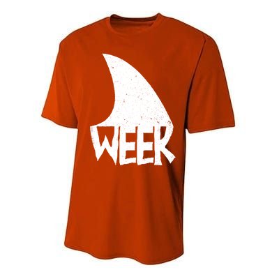 Shark Fin Art Simple Week 2024 Design For Ocean Sharks Lover Gift Performance Sprint T-Shirt