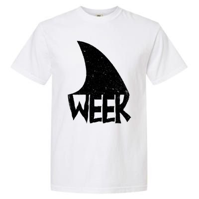 Shark Fin Art Simple Week 2024 Design For Ocean Sharks Lover Gift Garment-Dyed Heavyweight T-Shirt