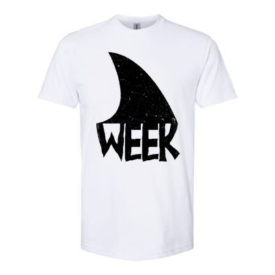 Shark Fin Art Simple Week 2024 Design For Ocean Sharks Lover Gift Softstyle CVC T-Shirt