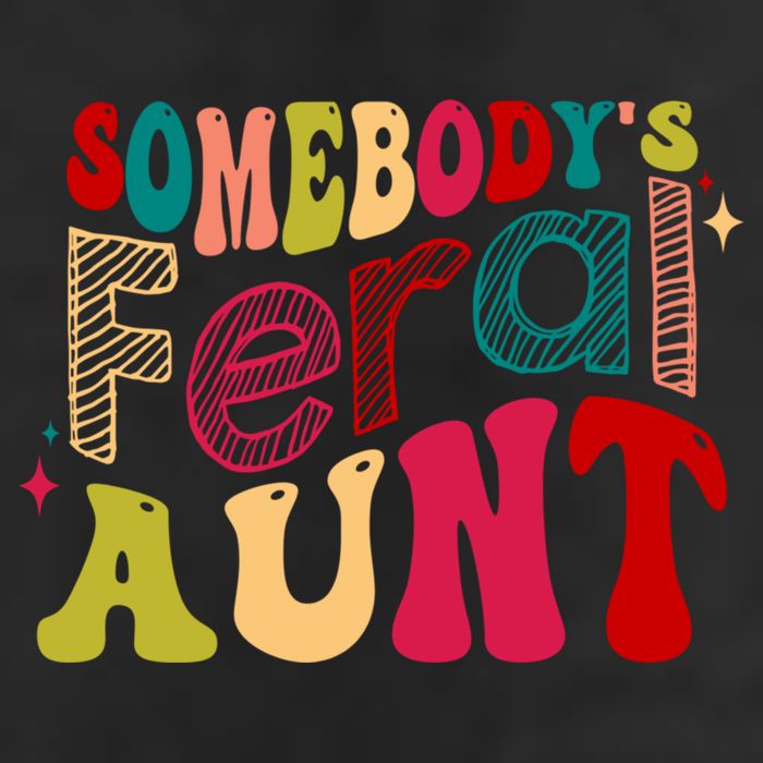 Somebody's Feral Aunt Groovy Mothers' Day Mom Aunt Hat