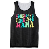 Somebody's Fine Ass Mama Trendy Mother's Day Funny Mom Mesh Reversible Basketball Jersey Tank