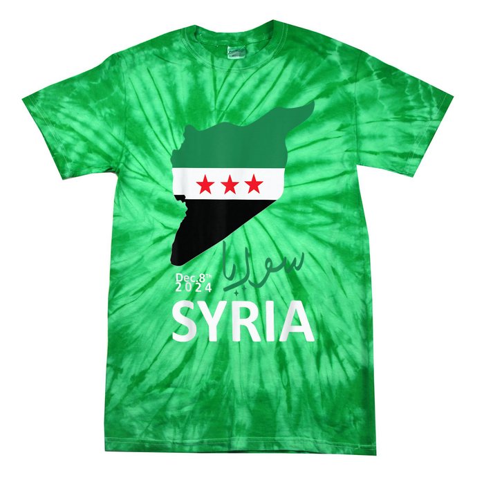 Syria Flag Apparel Free Syria Flag Tie-Dye T-Shirt