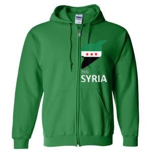 Syria Flag Apparel Free Syria Flag Full Zip Hoodie