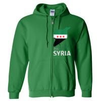 Syria Flag Apparel Free Syria Flag Full Zip Hoodie