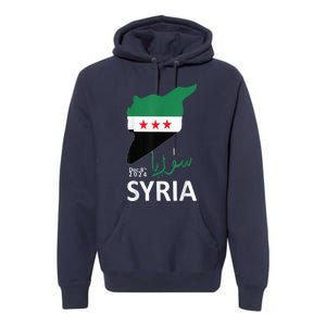 Syria Flag Apparel Free Syria Flag Premium Hoodie