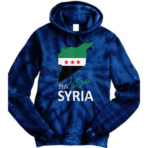 Syria Flag Apparel Free Syria Flag Tie Dye Hoodie