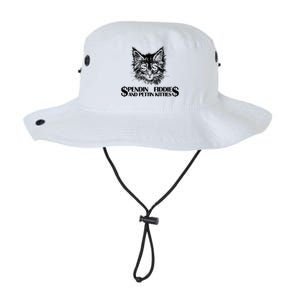 Spend Fiddie And Pettin Kitties Animals Dark Clothing Cat Legacy Cool Fit Booney Bucket Hat