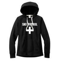 Skiing First Aid Winter Ski Patrol Women's Fleece Hoodie