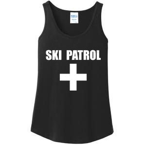 Skiing First Aid Winter Ski Patrol Ladies Essential Tank