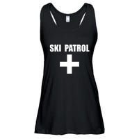 Skiing First Aid Winter Ski Patrol Ladies Essential Flowy Tank