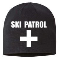 Skiing First Aid Winter Ski Patrol Sustainable Beanie