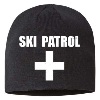 Skiing First Aid Winter Ski Patrol Sustainable Beanie