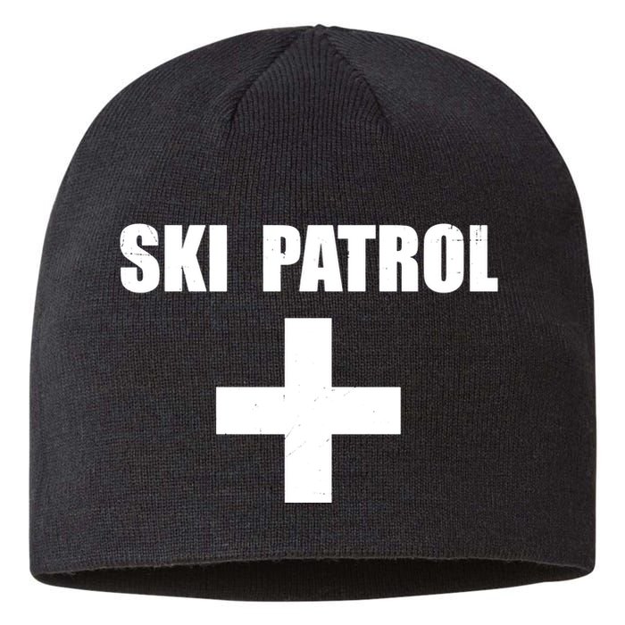 Skiing First Aid Winter Ski Patrol Sustainable Beanie