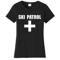 Skiing First Aid Winter Ski Patrol Women's T-Shirt