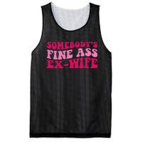 Somebody's Fine Ass ExWife Funny Mom Saying Mesh Reversible Basketball Jersey Tank