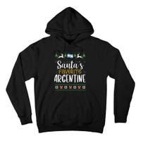 SantaS Favorite Argentine Argentina Ugly Christmas Sweater Tall Hoodie