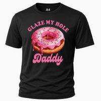 Sarcasm Funny Adult Humor Sarcastic Glaze My Hole Daddy Cooling Performance Crew T-Shirt