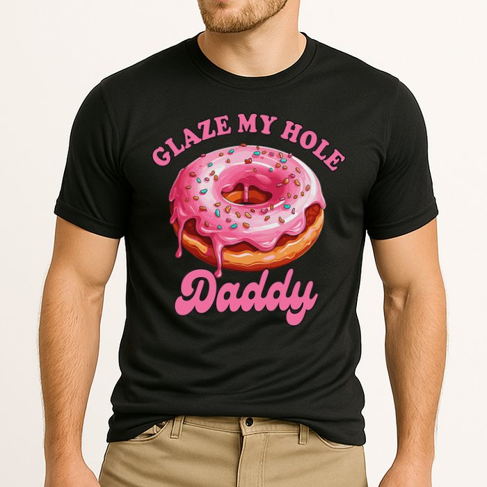 Sarcasm Funny Adult Humor Sarcastic Glaze My Hole Daddy Cooling Performance Crew T-Shirt
