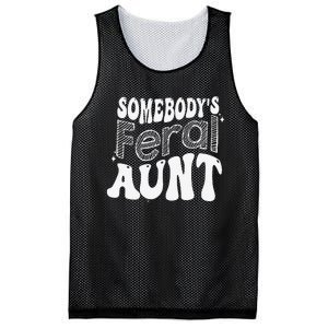 Somebody's Feral Aunt Mesh Reversible Basketball Jersey Tank