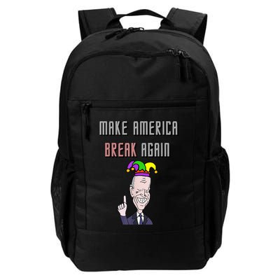 Socialdudtees Funny Anti Joe Biden Make America Break Again Backpack