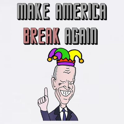 Socialdudtees Funny Anti Joe Biden Make America Break Again T-Shirt