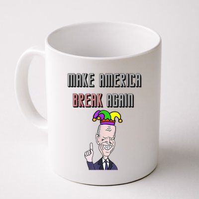 Socialdudtees Funny Anti Joe Biden Make America Break Again Mug