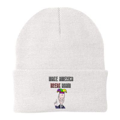 Socialdudtees Funny Anti Joe Biden Make America Break Again Beanie