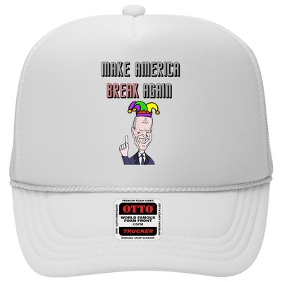 Socialdudtees Funny Anti Joe Biden Make America Break Again Trucker Hat