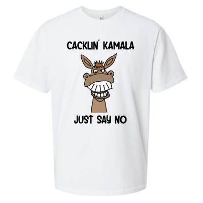 Socialdudtees Funny Anti Kamala Harris Laughing Donkey Sueded Cloud Jersey T-Shirt