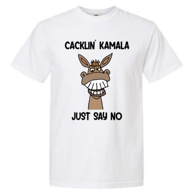 Socialdudtees Funny Anti Kamala Harris Laughing Donkey Garment-Dyed Heavyweight T-Shirt