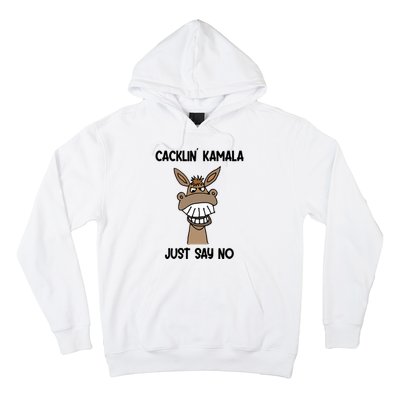 Socialdudtees Funny Anti Kamala Harris Laughing Donkey Hoodie