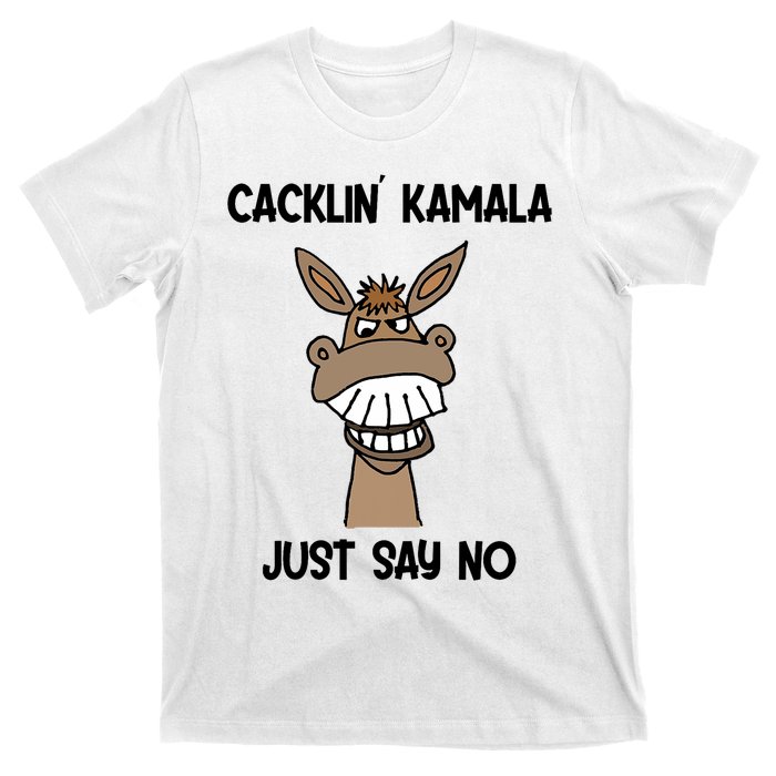 Socialdudtees Funny Anti Kamala Harris Laughing Donkey T-Shirt