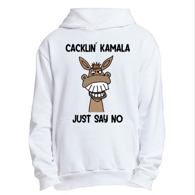 Socialdudtees Funny Anti Kamala Harris Laughing Donkey Urban Pullover Hoodie