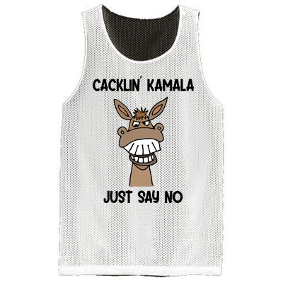 Socialdudtees Funny Anti Kamala Harris Laughing Donkey Mesh Reversible Basketball Jersey Tank