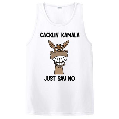 Socialdudtees Funny Anti Kamala Harris Laughing Donkey PosiCharge Competitor Tank