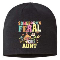 Somebody's Feral Aunt Opossum Wild Auntie Groovy Mushroom Sustainable Beanie