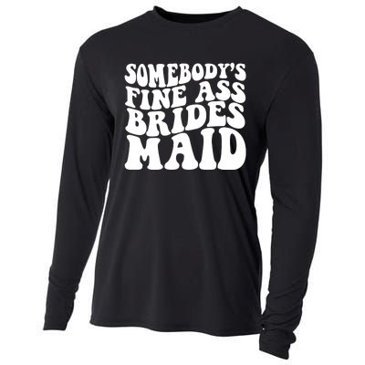 SomebodyS Fine Ass Bridesmaid Cooling Performance Long Sleeve Crew