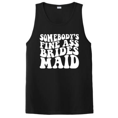 SomebodyS Fine Ass Bridesmaid PosiCharge Competitor Tank