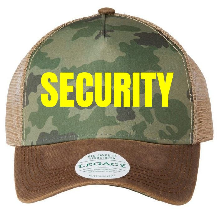 Security Front And Back Print Staff Event Uniform Bouncer Legacy Tie Dye Trucker Hat