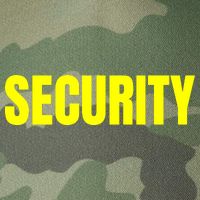 Security Front And Back Print Staff Event Uniform Bouncer Legacy Tie Dye Trucker Hat