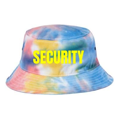 Security Front And Back Print Staff Event Uniform Bouncer Tie Dye Newport Bucket Hat