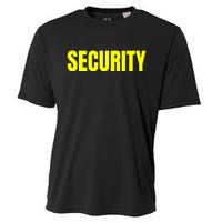 Security Front And Back Print Staff Event Uniform Bouncer Cooling Performance Crew T-Shirt