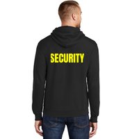 Security Front And Back Print Staff Event Uniform Bouncer Hoodie