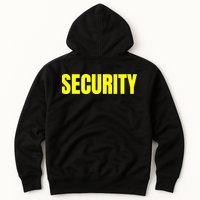 Security Front And Back Print Staff Event Uniform Bouncer Hoodie