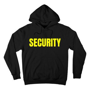 Security Front And Back Print Staff Event Uniform Bouncer Hoodie